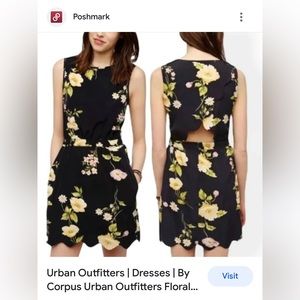 Urban Outfitters Floral Dress ByCorpus - size S
